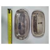 Silver Plated Relish Trays & Butter Dishes Silver Plated Relish Trays & Butter Dishes