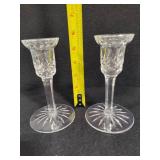 Waterford Crystal Candle Holders Waterford Crystal Candle Holders
