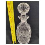 Waterford Crystal Decanter w/Nine Sherry Glasses Waterford Crystal Decanter w/Nine Sherry Glasses