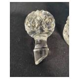 Waterford Crystal Decanter w/Nine Sherry Glasses Waterford Crystal Decanter w/Nine Sherry Glasses