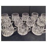 Gorham Crystal Coffee Mugs (12) Gorham Crystal Coffee Mugs (12)