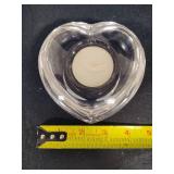 Orrefors Crystal Heart Votive Holder + Heart Bowls Orrefors Crystal Heart Votive Holder + Heart Bowls