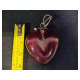 Kosta Boda Heart Sun Catcher & Two Glass Heart Ornaments Kosta Boda Heart Sun Catcher & Two Glass Heart Ornaments