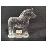 Lindshammer Glass Crystal Dala Horse Lindshammer Glass Crystal Dala Horse