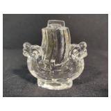 Lindshammer Glass Crystal Viking Ship Lindshammer Glass Crystal Viking Ship