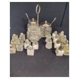 Three-Jar Serving Dish + Oodles of Salt & Pepper Shakers Three-Jar Serving Dish + Oodles of Salt & Pepper Shakers