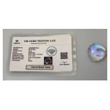 OM Gems Testing Lab Natural Mystic Topaz 69.10 Cts. Pear Shaped Topaz (With Card) OM Gems Testing Lab Natural Mystic Topaz 69.10 Cts. Pear Shaped Topaz (With Card)