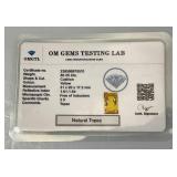 OM Gems Testing Lab Natural Topaz 80.25 Cts. Chusion Shaped Yellow Topaz (With Card) OM Gems Testing Lab Natural Topaz 80.25 Cts. Chusion Shaped Yellow Topaz (With Card)