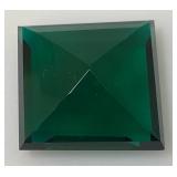 OM Gems Testing Lab Natural Tsavorite Garnet 109.25 Cts. Square Shaped Green Garnet (With Card) OM Gems Testing Lab Natural Tsavorite Garnet 109.25 Cts. Square Shaped Green Garnet (With Card)