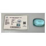 OM Gems Testing Lab Natural Aquamarine 171.10 Cts. Chusion Shaped Light Blue Aquamarine (With Card) OM Gems Testing Lab Natural Aquamarine 171.10 Cts. Chusion Shaped Light Blue Aquamarine (With Card)
