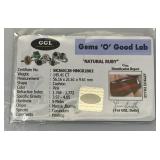 GGL LAB Natural Ruby 145.41 CTs. Cushion Pink (With Card) GGL LAB Natural Ruby 145.41 CTs. Cushion Pink (With Card)