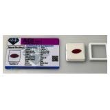 AGI Labs Natural Red Beryl 3.90 Ct. Marquise Cut (With Card) AGI Labs Natural Red Beryl 3.90 Ct. Marquise Cut (With Card)