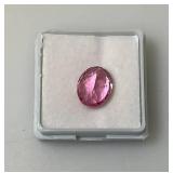AGSL Labs Natural Poudretteite 5.00 CT. Pinkish Excellent Oval Cut (With Card) AGSL Labs Natural Poudretteite 5.00 CT. Pinkish Excellent Oval Cut (With Card)