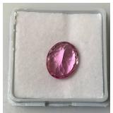 AGSL Labs Natural Poudretteite 5.00 CT. Pinkish Excellent Oval Cut (With Card) AGSL Labs Natural Poudretteite 5.00 CT. Pinkish Excellent Oval Cut (With Card)