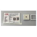 GDL Labs Natural Amethyst Gemstone Emerald Cut 1.00 Ct. (With Card) GDL Labs Natural Amethyst Gemstone Emerald Cut 1.00 Ct. (With Card)