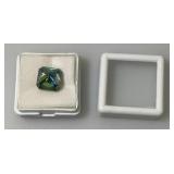 7.50 Ct. Lab Created VVS1 Vivid Blue Radiant Cut Massonite Gemstone (In Protective Case) 7.50 Ct. Lab Created VVS1 Vivid Blue Radiant Cut Massonite Gemstone (In Protective Case)