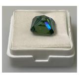 7.50 Ct. Lab Created VVS1 Vivid Blue Radiant Cut Massonite Gemstone (In Protective Case) 7.50 Ct. Lab Created VVS1 Vivid Blue Radiant Cut Massonite Gemstone (In Protective Case)