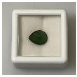 2.50 Ct. Lab Created Pear Cut Emerald Green Gemstone (In Protective Case) 2.50 Ct. Lab Created Pear Cut Emerald Green Gemstone (In Protective Case)