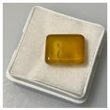7.50 Ct. Yellow Rectangular Shape Unknown Stone (In Protective Case) 7.50 Ct. Yellow Rectangular Shape Unknown Stone (In Protective Case)