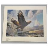 Unframed MARIO FERNANDEZ Golden Eagle Print 64/200 19' x 24' Unframed MARIO FERNANDEZ Golden Eagle Print 64/200 19' x 24'