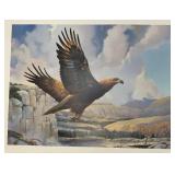 Unframed MARIO FERNANDEZ Golden Eagle Print 64/200 19' x 24' Unframed MARIO FERNANDEZ Golden Eagle Print 64/200 19' x 24'