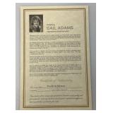 Unframed GAIL ADAMS 'Youth In Motion' Elephant Print With COA 23' x 29' Unframed GAIL ADAMS 'Youth In Motion' Elephant Print With COA 23' x 29'