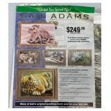 Unframed GAIL ADAMS 'Youth In Motion' Elephant Print With COA 23' x 29' Unframed GAIL ADAMS 'Youth In Motion' Elephant Print With COA 23' x 29'