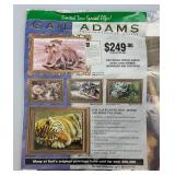 Unframed GAIL ADAMS 'Sleepin' Beauty' Tiger Print With COA 23' x 29' Unframed GAIL ADAMS 'Sleepin' Beauty' Tiger Print With COA 23' x 29'