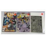 Misc. Vintage Comics Including 'CAGE ' And More (Bagged And Carded) Misc. Vintage Comics Including 'CAGE ' And More (Bagged And Carded)