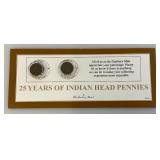 Misc. Indian Head Pennies In Protective Cases Misc. Indian Head Pennies In Protective Cases
