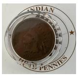 Misc. Indian Head Pennies In Protective Cases Misc. Indian Head Pennies In Protective Cases