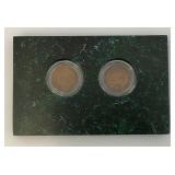 Misc. Indian Head Pennies In Protective Cases Misc. Indian Head Pennies In Protective Cases