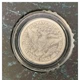 Misc. Silver Coins Including Barber Dimes And Jefferson Nickels Both In Protective Holder Misc. Silver Coins Including Barber Dimes And Jefferson Nickels Both In Protective Holder