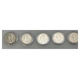 Collection Of 50 Statehood Quarters In Carrying Case (All Uncirculated) Collection Of 50 Statehood Quarters In Carrying Case (All Uncirculated)