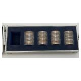 Collection Of 50 Statehood Quarters In Carrying Case (All Uncirculated) Collection Of 50 Statehood Quarters In Carrying Case (All Uncirculated)