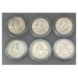 Uncirculated Statehood Quarters (In Plastic Protectors) Uncirculated Statehood Quarters (In Plastic Protectors)