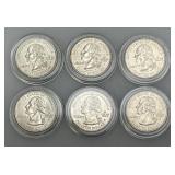 Uncirculated Statehood Quarters (In Plastic Protectors) Uncirculated Statehood Quarters (In Plastic Protectors)