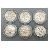 Uncirculated Statehood Quarters (In Plastic Protectors) Uncirculated Statehood Quarters (In Plastic Protectors)