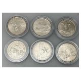 Uncirculated Statehood Quarters (In Plastic Protectors) Uncirculated Statehood Quarters (In Plastic Protectors)