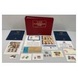 Collectible Album Of 50 Us Commemorative Stamps And Misc. Stamps Collectible Album Of 50 Us Commemorative Stamps And Misc. Stamps