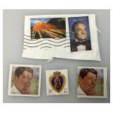 Collectible Album Of 50 Us Commemorative Stamps And Misc. Stamps Collectible Album Of 50 Us Commemorative Stamps And Misc. Stamps