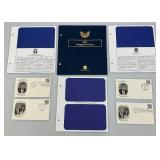 Collectible Album Of 50 Us Commemorative Stamps And Misc. Stamps Collectible Album Of 50 Us Commemorative Stamps And Misc. Stamps