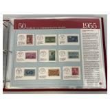 Collectible Album Of 50 Us Commemorative Stamps And Misc. Stamps Collectible Album Of 50 Us Commemorative Stamps And Misc. Stamps