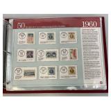 Collectible Album Of 50 Us Commemorative Stamps And Misc. Stamps Collectible Album Of 50 Us Commemorative Stamps And Misc. Stamps