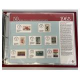Collectible Album Of 50 Us Commemorative Stamps And Misc. Stamps Collectible Album Of 50 Us Commemorative Stamps And Misc. Stamps