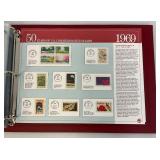 Collectible Album Of 50 Us Commemorative Stamps And Misc. Stamps Collectible Album Of 50 Us Commemorative Stamps And Misc. Stamps