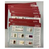 Collectible Album Of 50 Us Commemorative Stamps And Misc. Stamps Collectible Album Of 50 Us Commemorative Stamps And Misc. Stamps