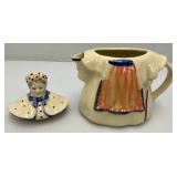 1940's Shawnee Pottery Granny Ann Glazed Ceramic Teapot Made In USA 1940's Shawnee Pottery Granny Ann Glazed Ceramic Teapot Made In USA