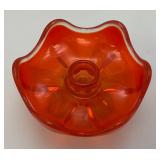 Mid Century Viking Glass 6 Pedal Candle Holder Mid Century Viking Glass 6 Pedal Candle Holder