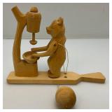 Vintage Hand Carved Wooden German Bear Toy Vintage Hand Carved Wooden German Bear Toy